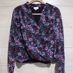 Floral long sleeve blouse